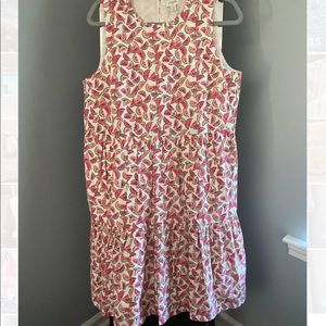 J. Crew Watermelon sleeveless dress
